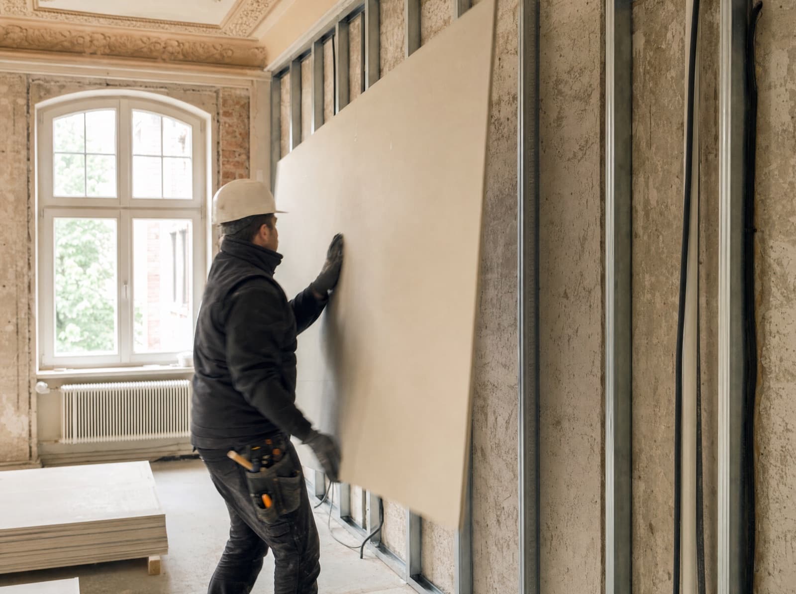 Abgehängte Decke mit Spots